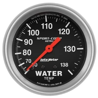 2-5/8" Water Temperature 60-140 °C 6 Ft. Mechanical