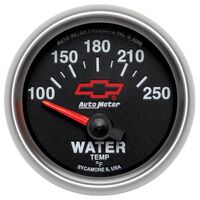2-1/16" Water Temperature 100-250 °F Chevy Red Bowtie