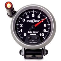 3-3/4" Pedestal Tachometer 0-10,000 RPM Sport-Comp II