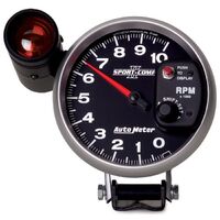 5" Pedestal Tachometer 0-10,000 RPM Sport-Comp II