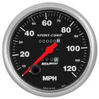 5" Speedometer 0-120 MPH Mechanical Sport-Comp
