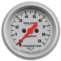 2-1/16" Pyrometer 0-900 °C Ultra-Lite