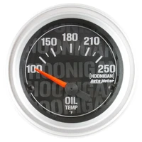 2-1/16" Oil Temp 100-250 °F Electric Air-Core Hoonigan