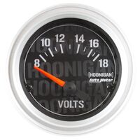 2-1/16" Voltmeter 8-18V Air-Core Elec Hoonigan