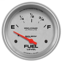 2-5/8" Fuel Level 0-90 ohm Air-Core SSE Ultra-Lite