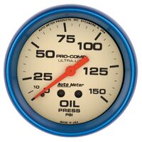 2-5/8" Oil Pressure 0-150 PSI Mechanical Ultra-Nite