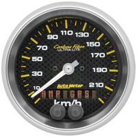 3-3/8" GPS Speedometer 0-225 KM/H Carbon Fiber