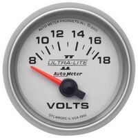 2-1/16" Voltmeter 8-18V Air-Core Ultra-Lite II