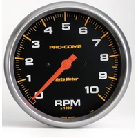 5" In-Dash Tachometer 0-10,000 RPM Pro-Comp