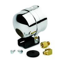 2-5/8" Pedestal w/Chrome Cup for Liquid Filled Mech. Gauge