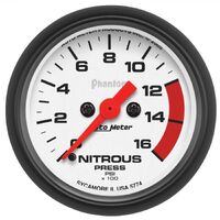 2-1/16" Nitrous Pressure 0-1600 PSI Stepper Motor Phantom