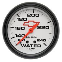 2-5/8" Water Temperature 120-240 °F Chevy Red Bowtie