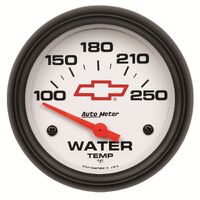 2-5/8" Water Temperature 100-250 °F Chevy Red Bowtie