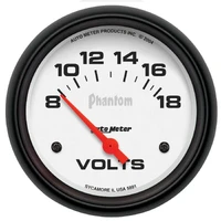 2-5/8" Voltmeter 8-18V Air-Core Phantom