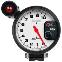 5" Pedestal Tachometer 0-10,000 RPM Phantom