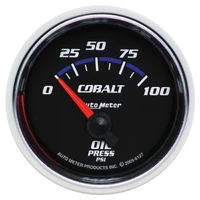 2-1/16" Oil Pressure 0-100 PSI Air-Core Cobalt