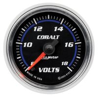 2-1/16" Voltmeter 8-18V Digital Stepper Motor Cobalt