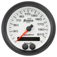 3-3/8" Speedo 225 KM/H GPS Phantom II