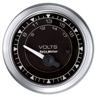 2-1/16" Voltmeter 8-18V Chrono