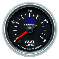 2-1/16" Fuel Level Programmable 0-280 ohm Stepper Motor Black Mopar #77060043