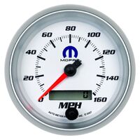 3-3/8" Speedometer 0-160 MPH Electric White Mopar