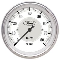 3-1/8" In-Dash Tachometer 0-8,000 RPM Ford Masterpiece