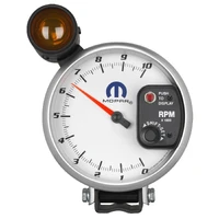 5" Pedestal Tachometer 0-10,000 RPM White Mopar