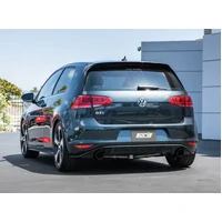 SS S-Type Cat-Back Exhaust w/Black Chrome Tips (Golf GTI 15-17)