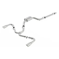 SS S-Type Cat-Back Exhaust w/Stainless Brushed Tips (Golf GTI 18-21)