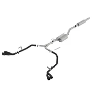 2.75-2in S-Type Cat-Back Ceramic Blk TailPipe & Tips (Gladiator 20-23)