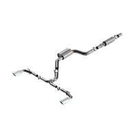 3inch S-Type Cat-Back Exhaust - 4in Split Single Tips (Golf Gti 22-23)