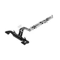 Atak Cat-Back Exhaust - Coated Black (Wrangler 21-23)