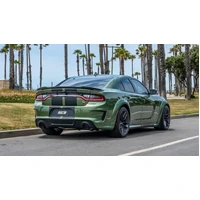 SS Tips 5in Outlet - Carbon/Black Anodized (Charger 15-24/300C 23)