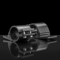 Tube Clamp Bull Bar Mounting Brackets - Black - 40mm to 45mm 
