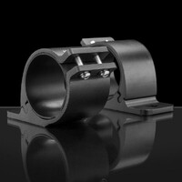 Tube Clamp Bull Bar Mounting Brackets - Black - 60mm To 65mm 