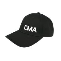 CMA Premium Curved Cap (One Size Fits All - Black)