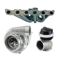 6Boost Turbosmart Turbo Kit 6466 V-Band 0.82AR 750HP to 930HP (Nissan RB20/25 DET) - Red Wastegate