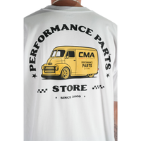 CMA Delivery Truck Tee, White