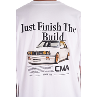 CMA Just Finish It Tee, White