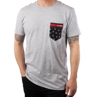 Logo Grey Pocket T-Shirt  