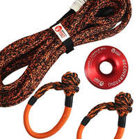 4M 14000Kg Bridle Rope 2 X Soft Shackle Recovery Ring Combo Deal