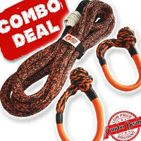4M 14000Kg Bridle Recovery Rope and 2 X Shackle Combo Deal