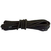 24M 7T Double Braided Black Synthetic Winch Rope With Luminous Fibre