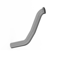 4" Down Pipe for HX40 Turbo (Ram Cummins 94-02) - Aluminized Steel