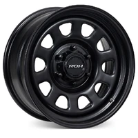 Trak Daytona Black Wheels  - 17x8 Offset -22 PCD 6x139.7
