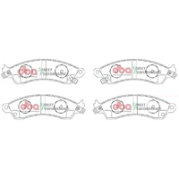 DBA DB1353XP Xtreme Performance Brake Pad Set