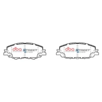 DBA DB15043SS Street Series Brake Pad Set