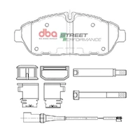 DBA DB15112SP Street Performance Brake Pad Set