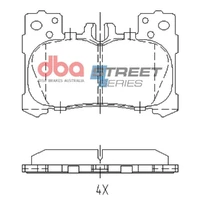 DBA DB15151SS Street Series Brake Pad Set