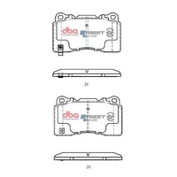 DBA DB1678SSEV SSEV Street Series Brake Pad Set